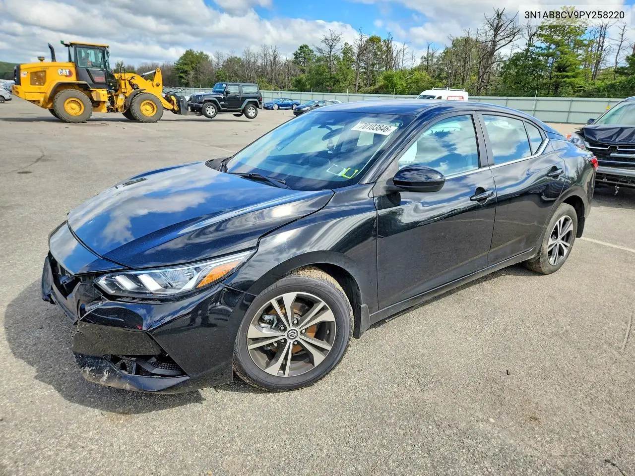 NISSAN SENTRA 2023, VIN 3N1AB8CV9PY258220