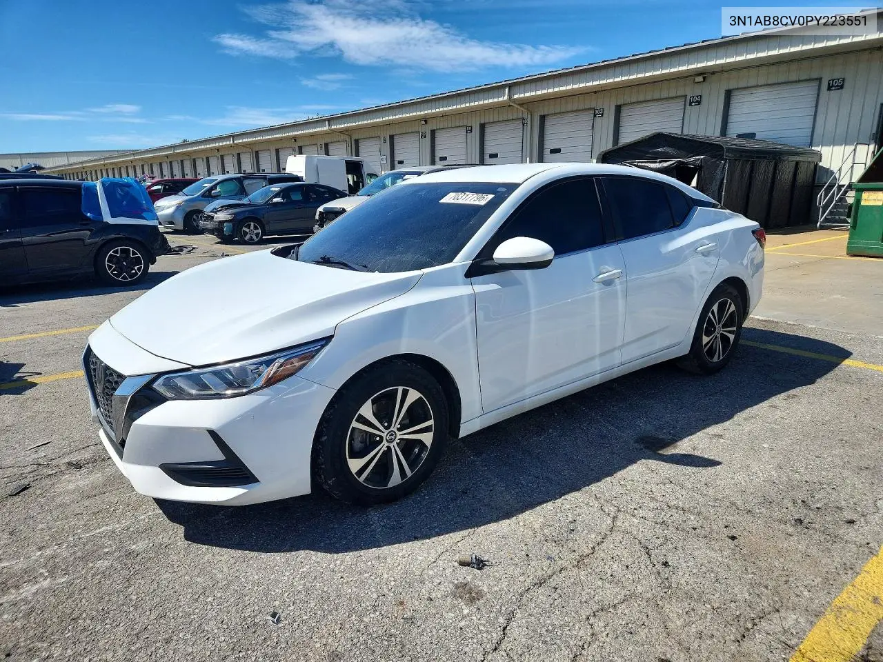 NISSAN SENTRA 2023, VIN 3N1AB8CV0PY223551