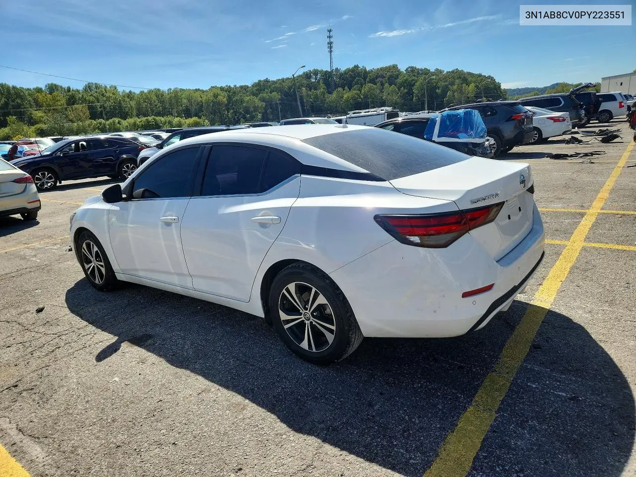2023 NISSAN SENTRA VIN 3N1AB8CV0PY223551 — фото 2