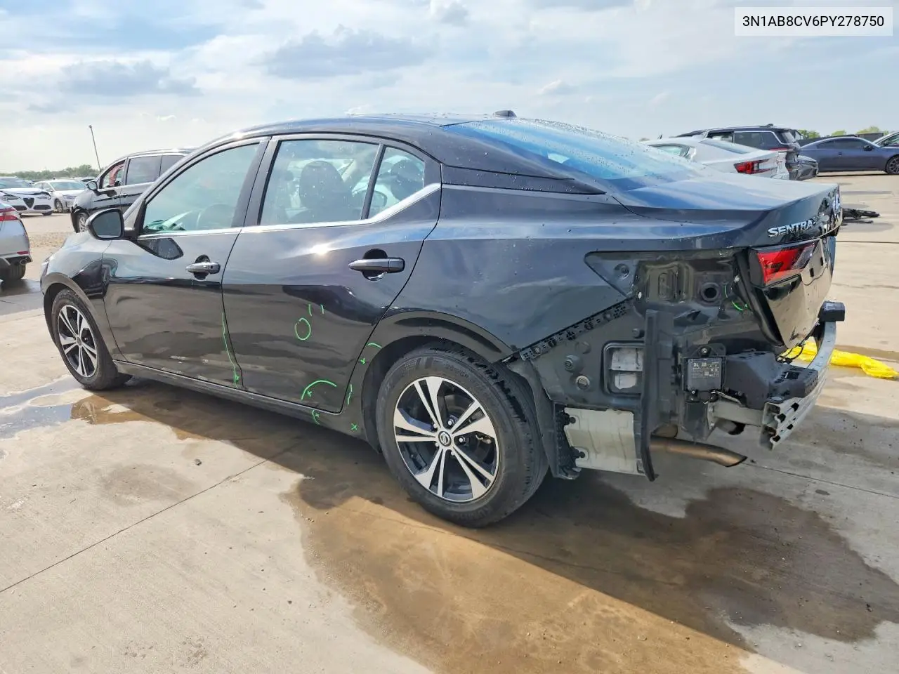 2023 NISSAN SENTRA VIN 3N1AB8CV6PY278750 — фото 2