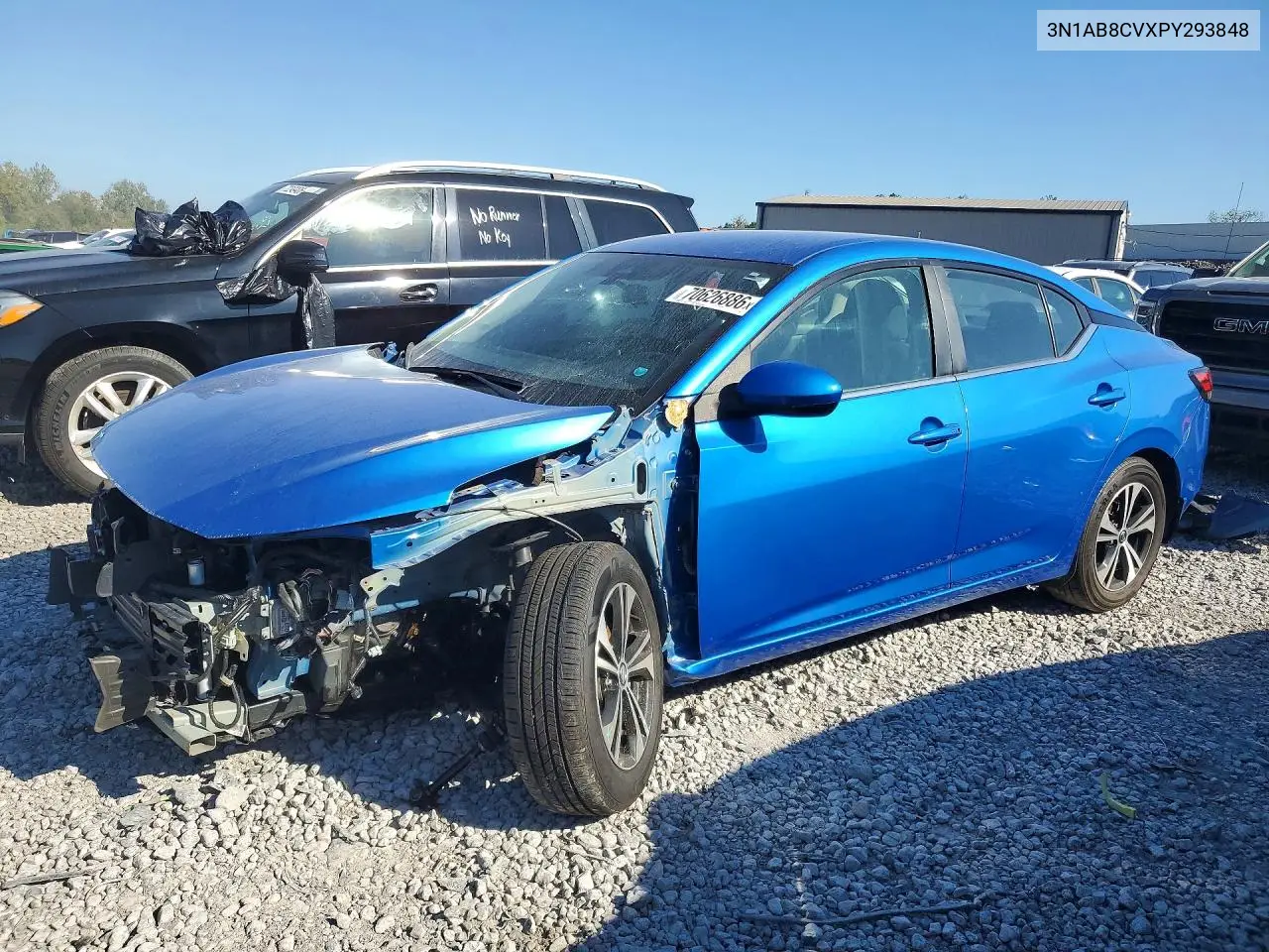 NISSAN SENTRA 2023, VIN 3N1AB8CVXPY293848
