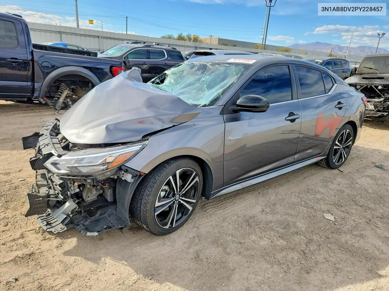 NISSAN SENTRA 2023, VIN 3N1AB8DV2PY228457