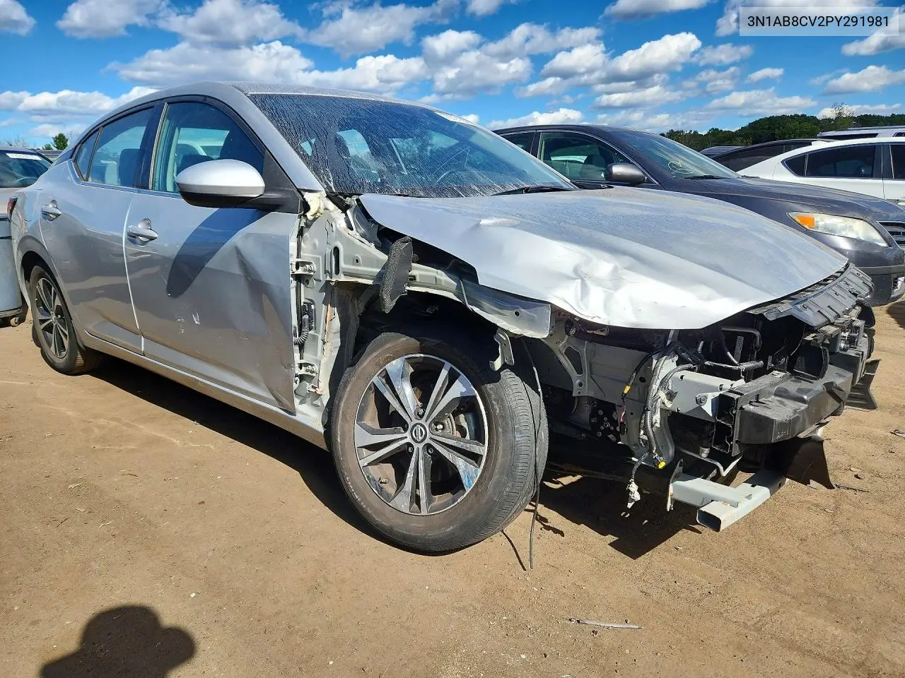 2023 NISSAN SENTRA VIN 3N1AB8CV2PY291981 — фото 4