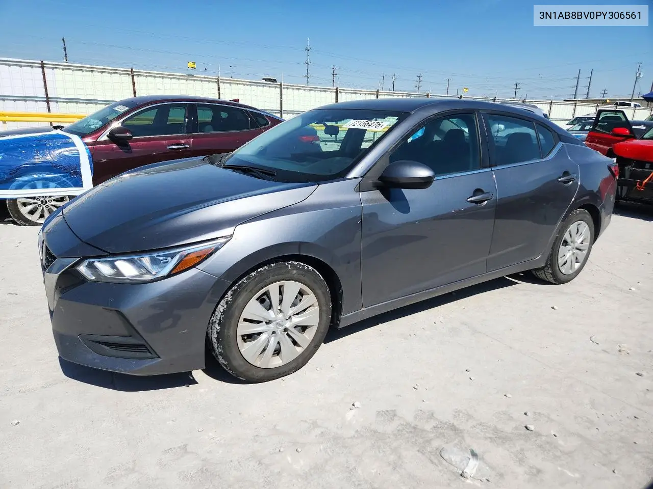 NISSAN SENTRA 2023, VIN 3N1AB8BV0PY306561