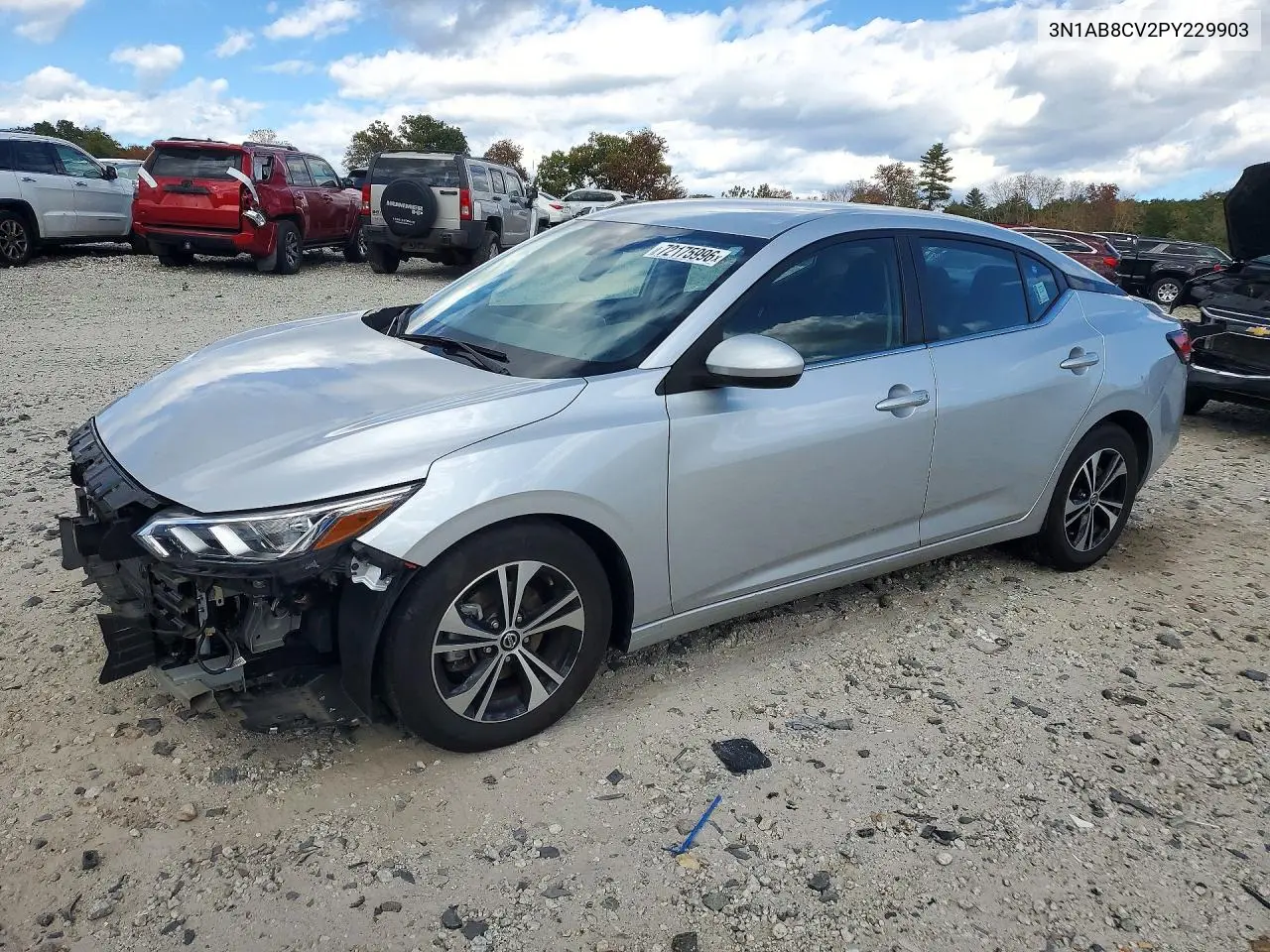 NISSAN SENTRA 2023, VIN 3N1AB8CV2PY229903
