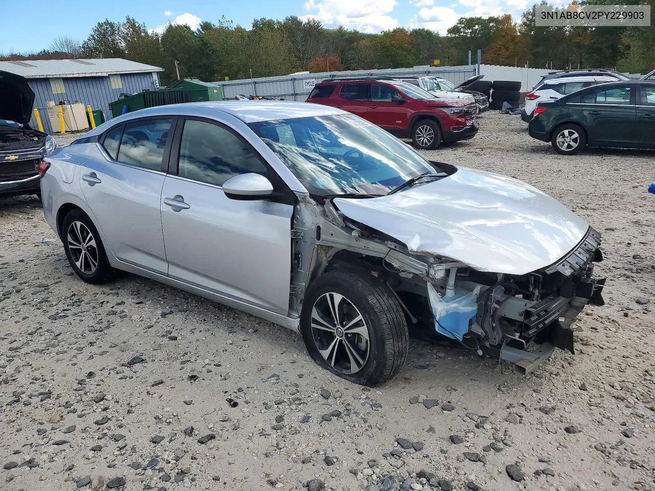 2023 NISSAN SENTRA VIN 3N1AB8CV2PY229903 — фото 4
