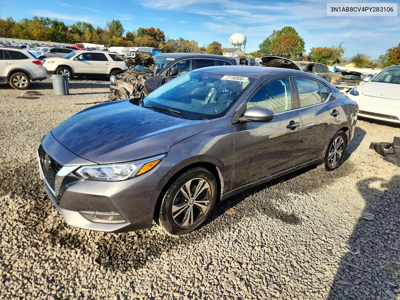 NISSAN SENTRA 2023, VIN 3N1AB8CV4PY283106