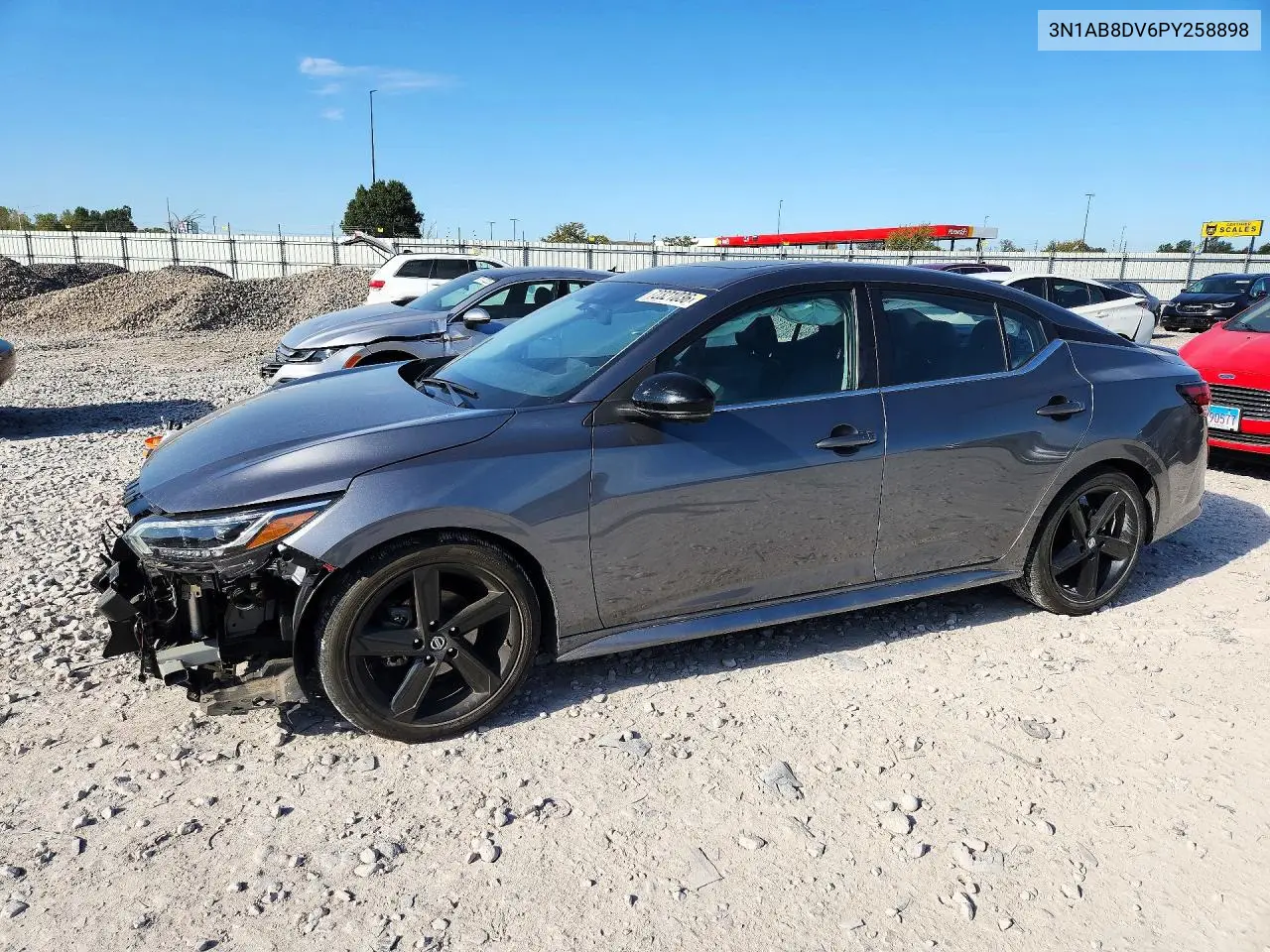 NISSAN SENTRA 2023, VIN 3N1AB8DV6PY258898