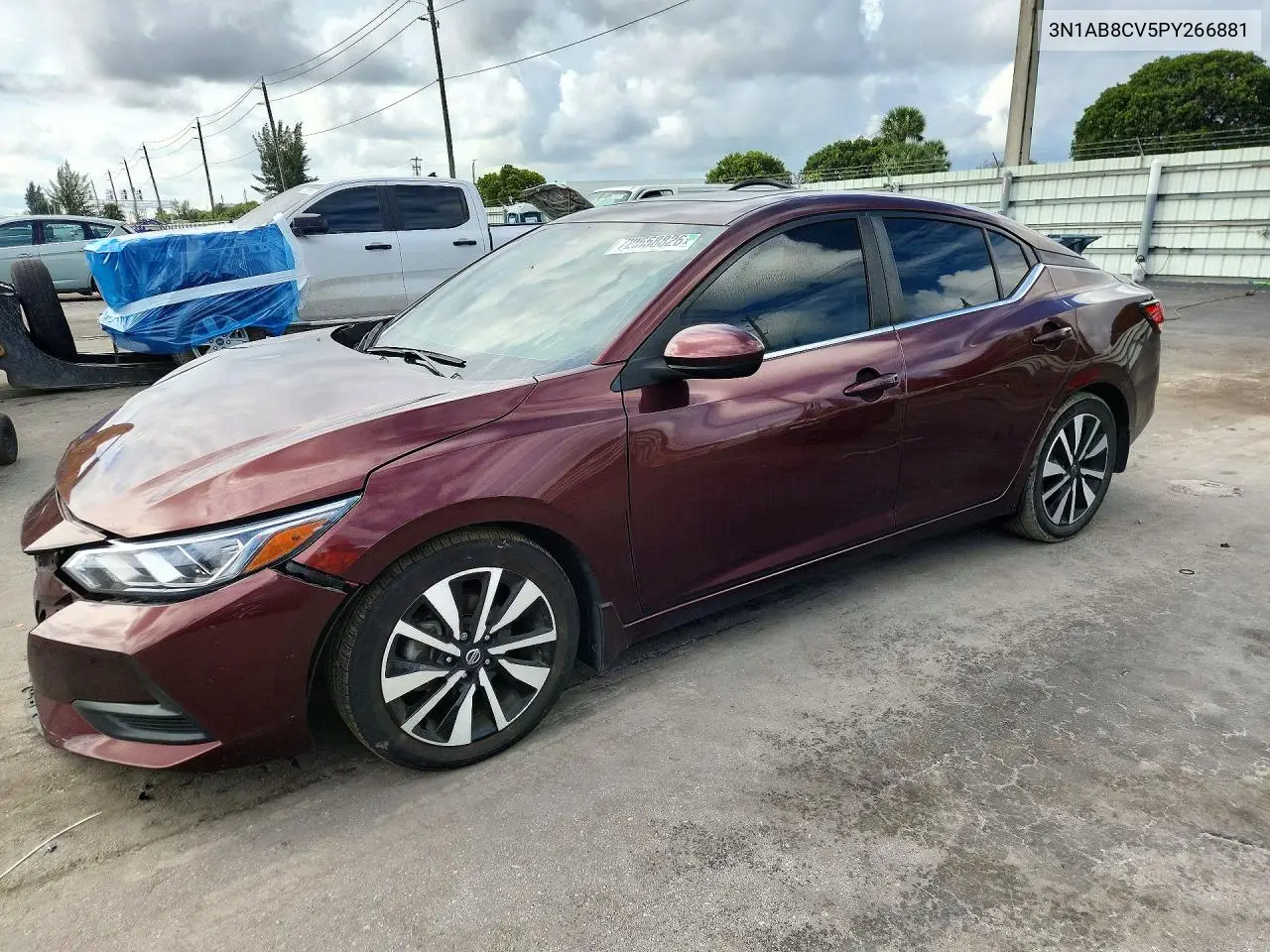 NISSAN SENTRA 2023, VIN 3N1AB8CV5PY266881