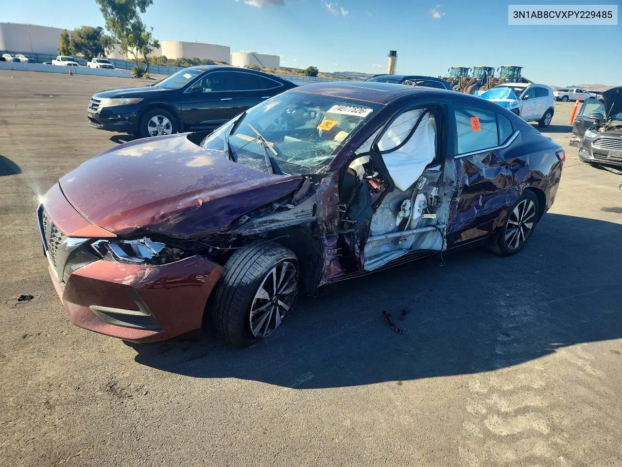 NISSAN SENTRA 2023, VIN 3N1AB8CVXPY229485