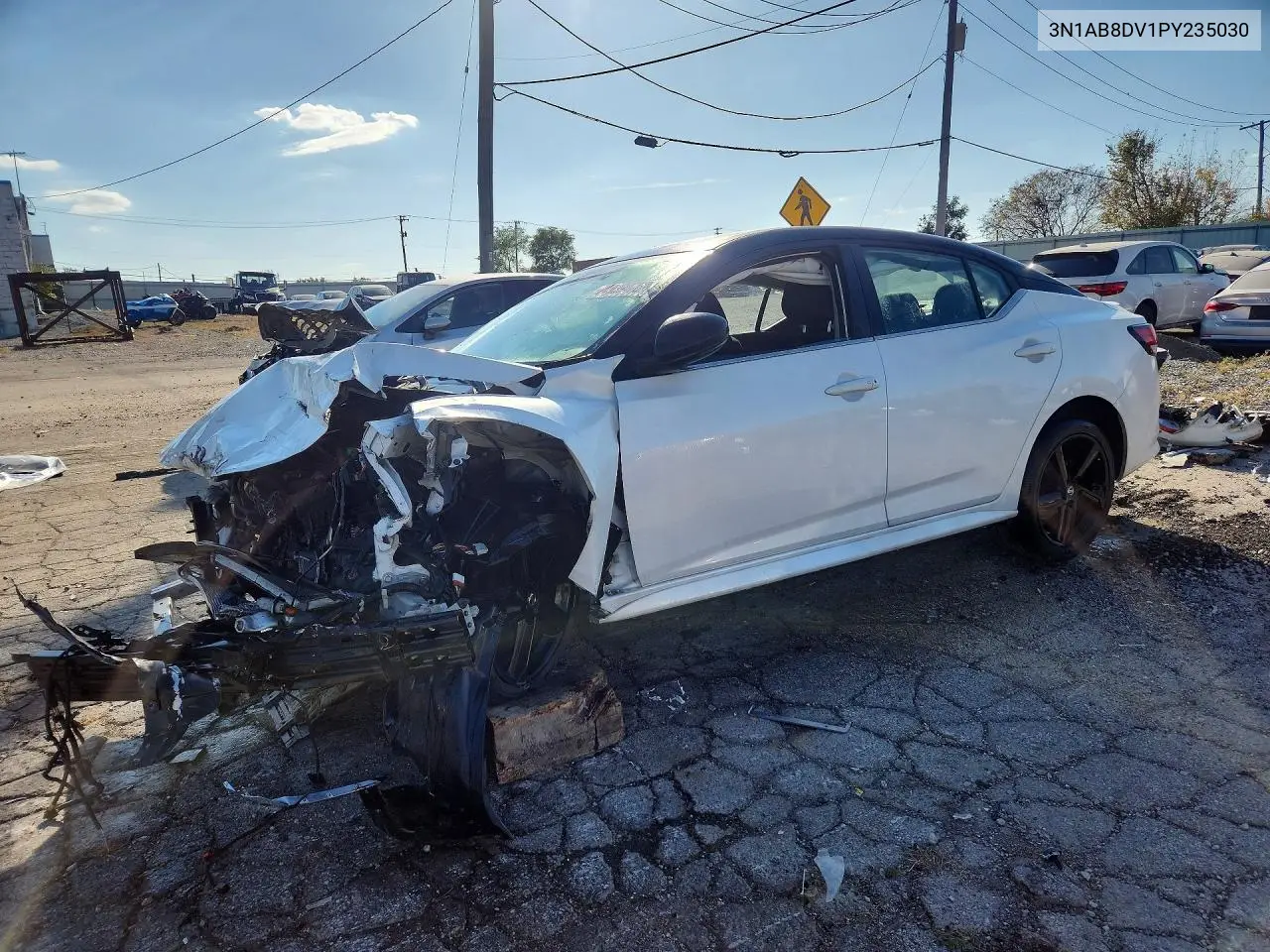 NISSAN SENTRA 2023, VIN 3N1AB8DV1PY235030