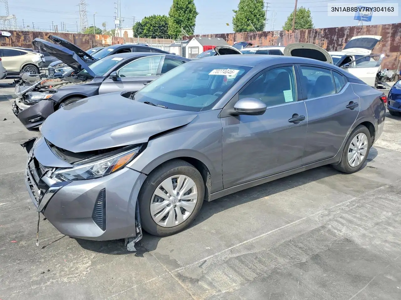 NISSAN SENTRA 2024, VIN 3N1AB8BV7RY304163