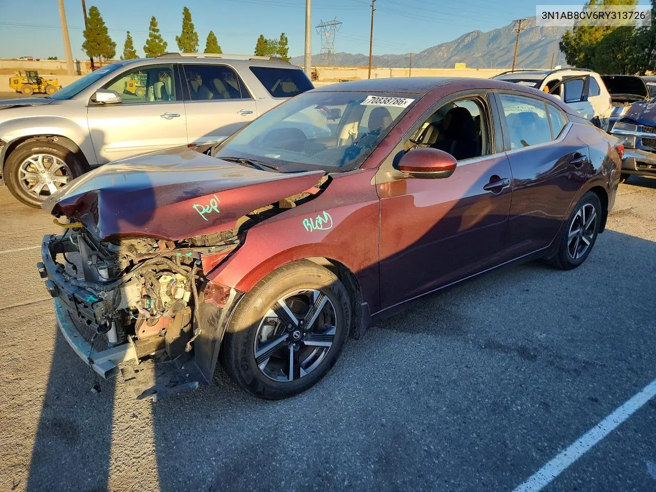 NISSAN SENTRA 2024, VIN 3N1AB8CV6RY313726