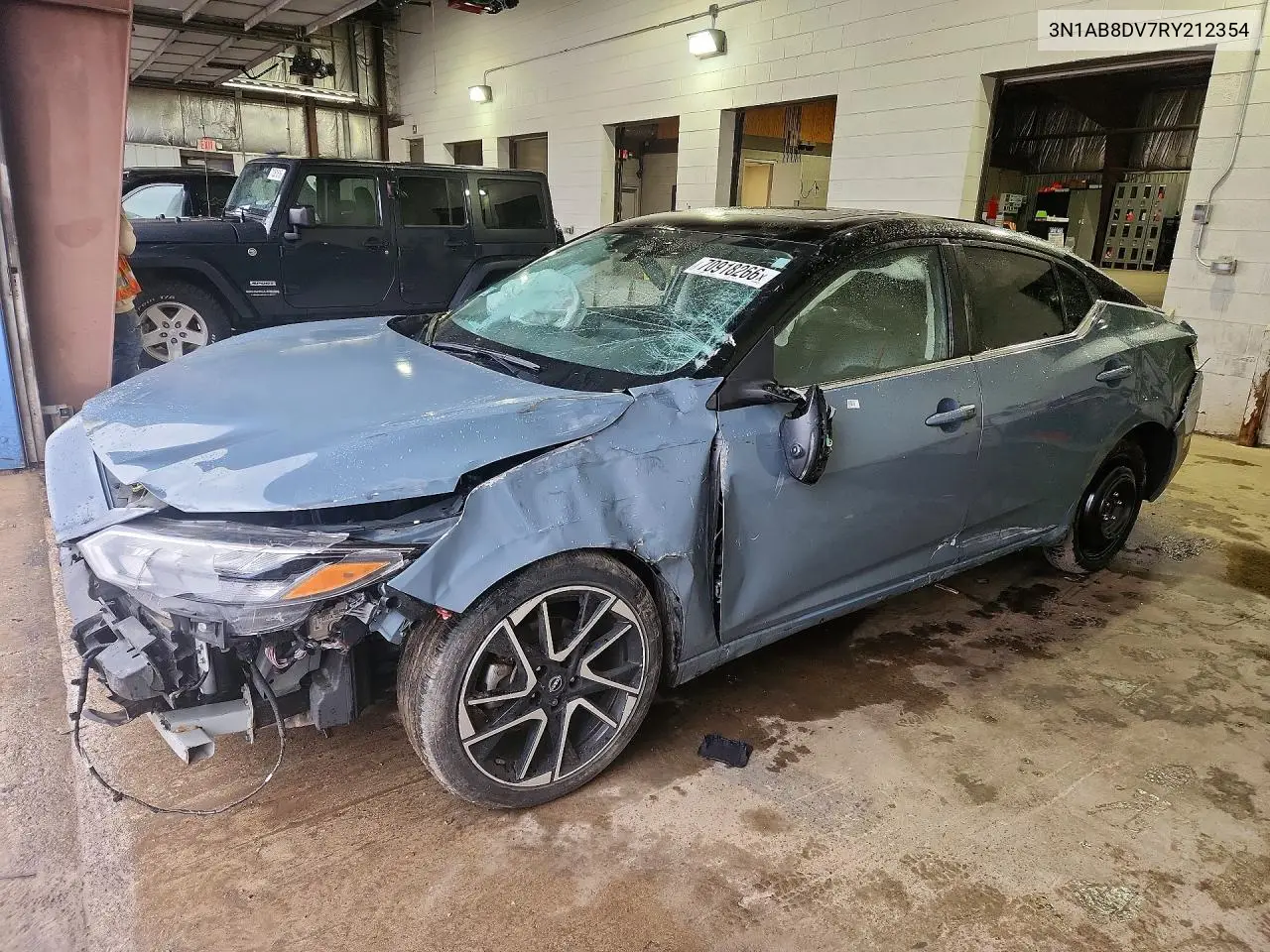 NISSAN SENTRA 2024, VIN 3N1AB8DV7RY212354