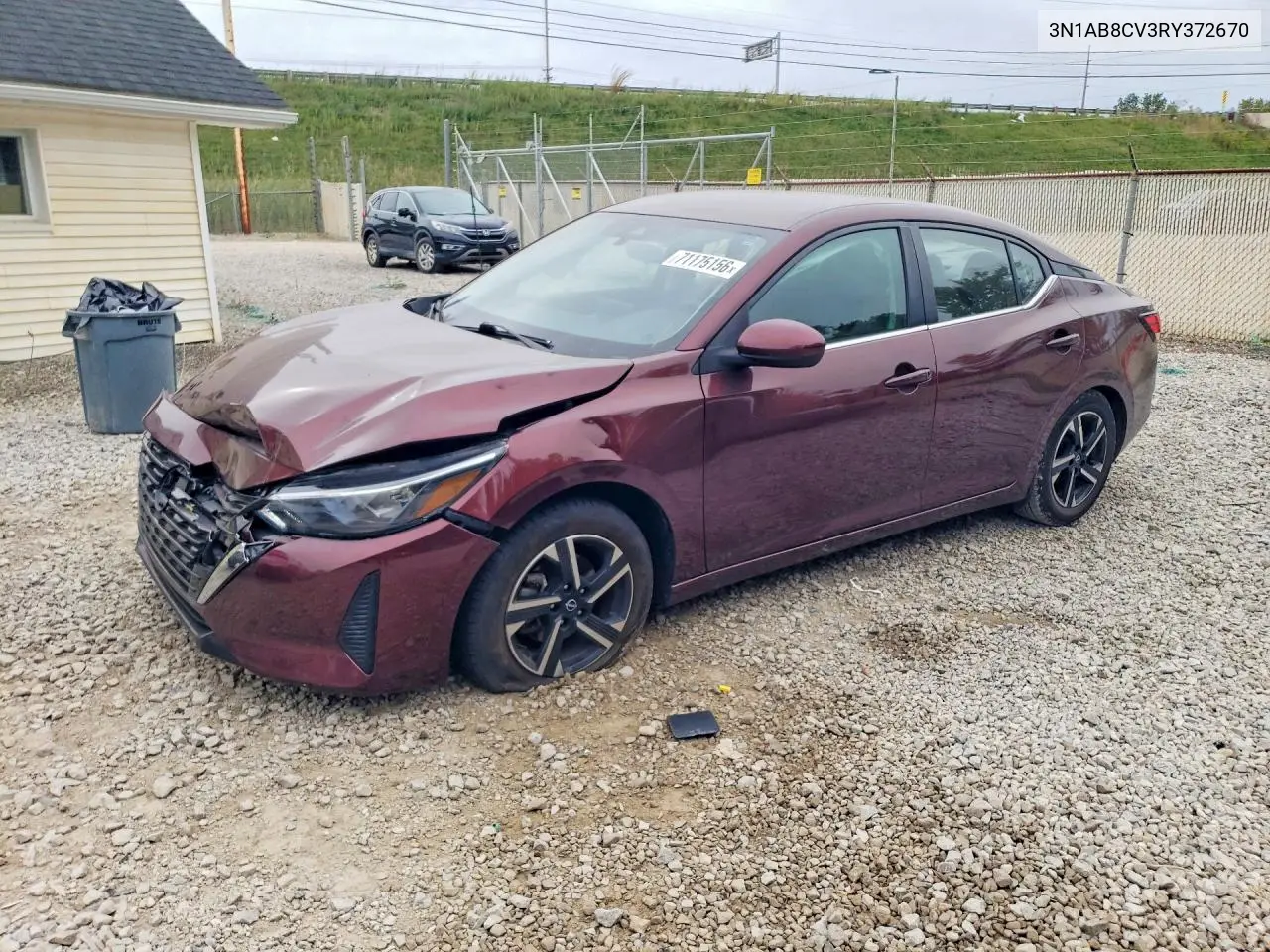 NISSAN SENTRA 2024, VIN 3N1AB8CV3RY372670