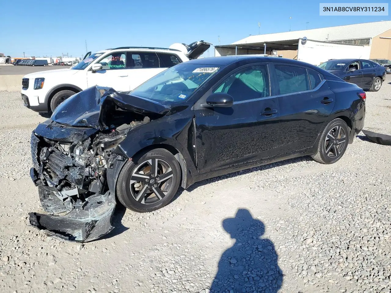 NISSAN SENTRA 2024, VIN 3N1AB8CV8RY311234