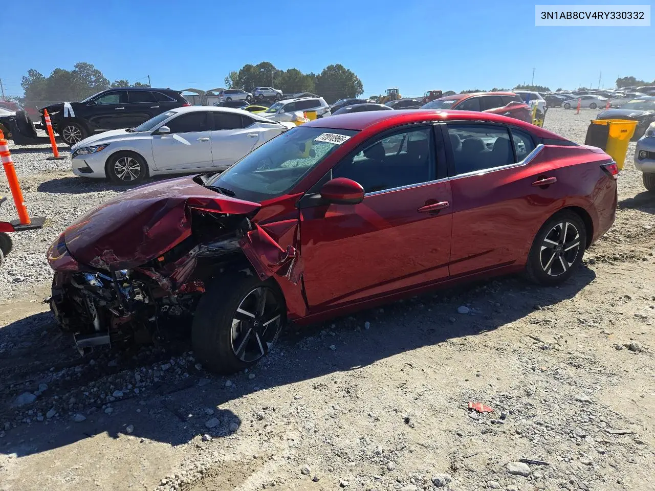 NISSAN SENTRA 2024, VIN 3N1AB8CV4RY330332