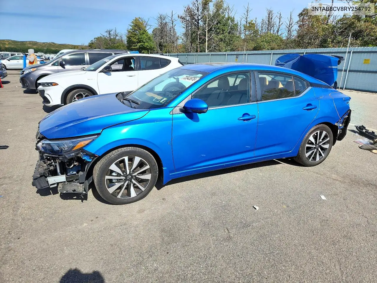 NISSAN SENTRA 2024, VIN 3N1AB8CV8RY254792