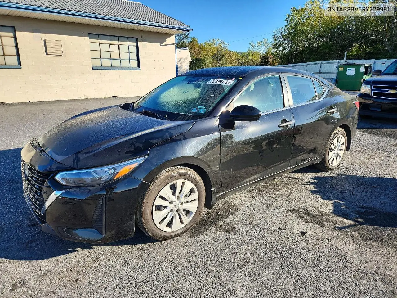 NISSAN SENTRA 2024, VIN 3N1AB8BV5RY229981