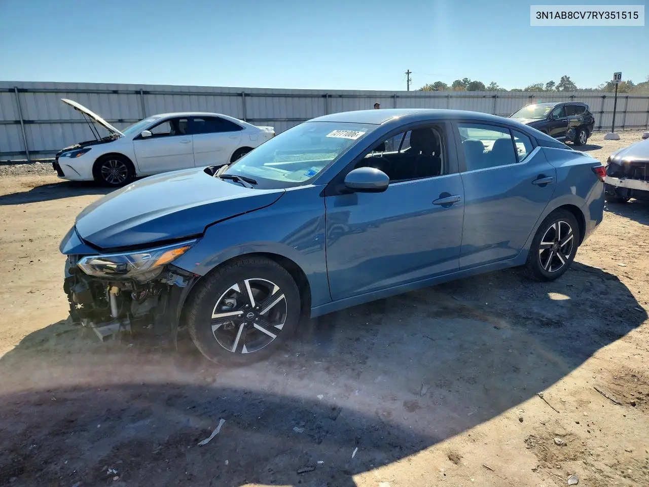 NISSAN SENTRA 2024, VIN 3N1AB8CV7RY351515