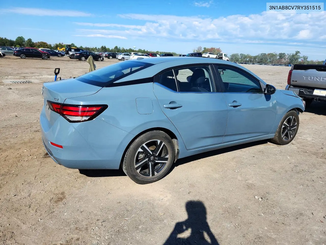 2024 NISSAN SENTRA VIN 3N1AB8CV7RY351515 — фото 3