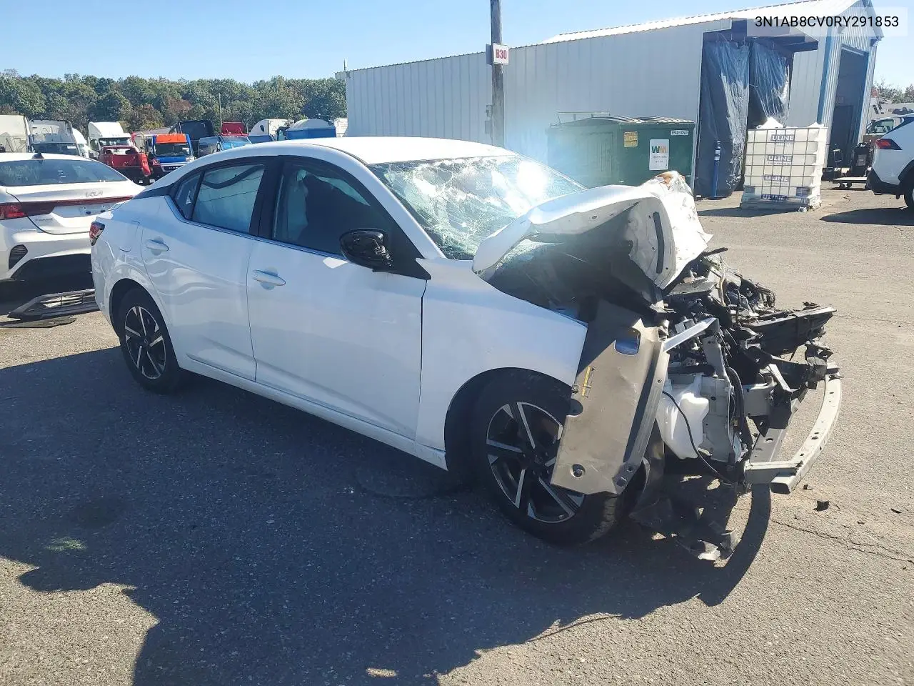 2024 NISSAN SENTRA VIN 3N1AB8CV0RY291853 — фото 4