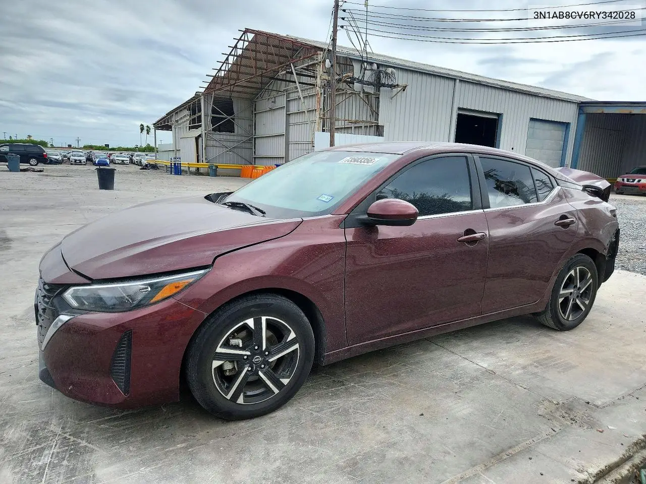 NISSAN SENTRA 2024, VIN 3N1AB8CV6RY342028