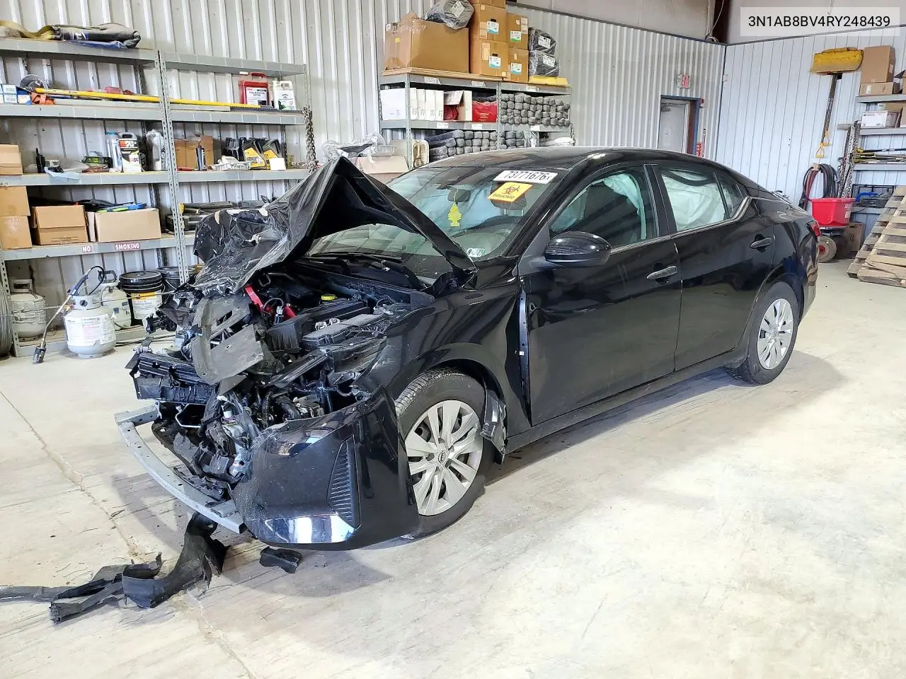 NISSAN SENTRA 2024, VIN 3N1AB8BV4RY248439
