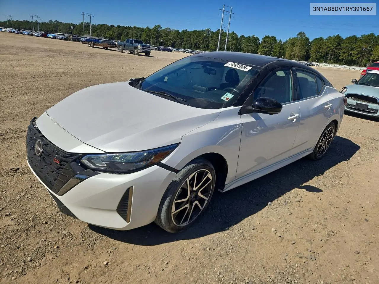 NISSAN SENTRA 2024, VIN 3N1AB8DV1RY391667