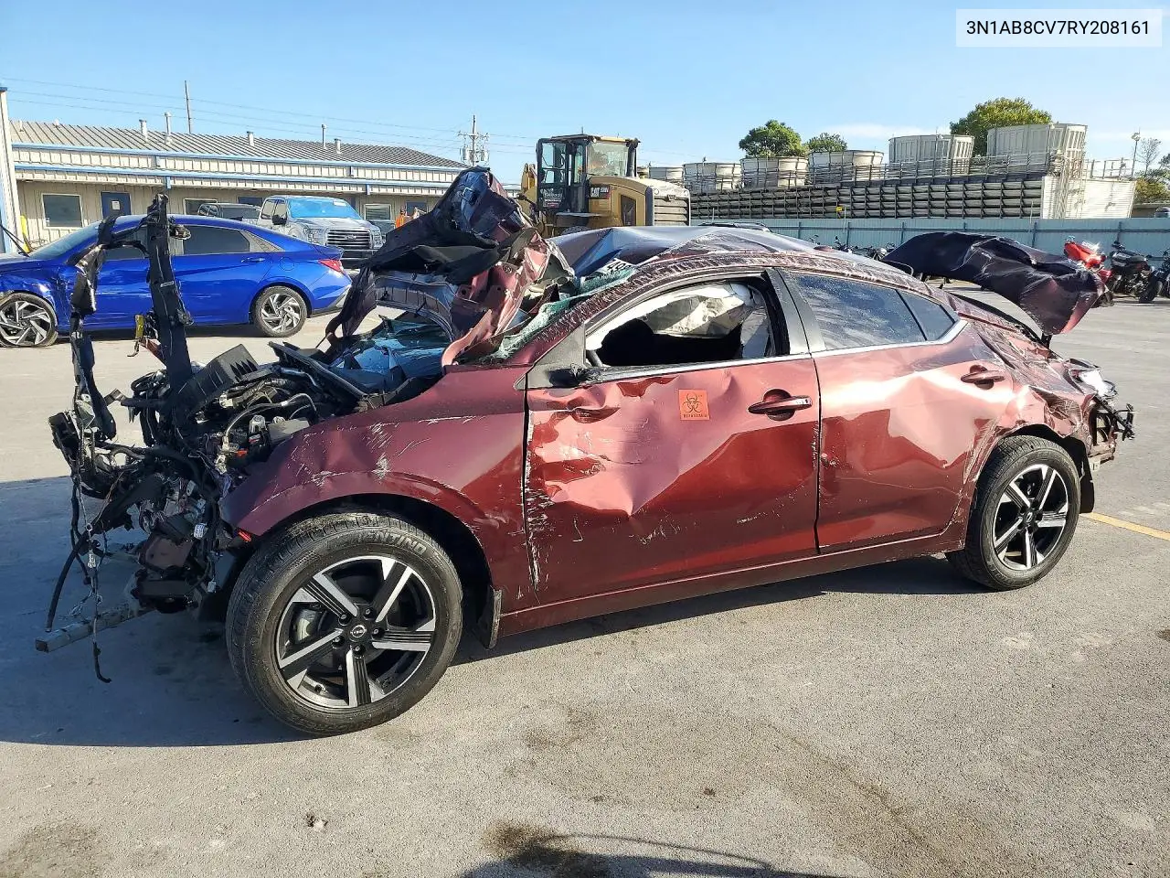 NISSAN SENTRA 2024, VIN 3N1AB8CV7RY208161