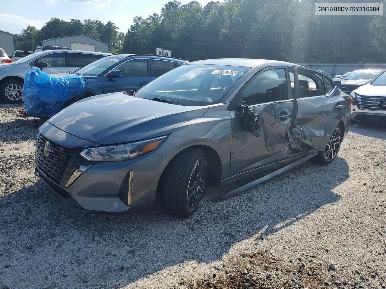 NISSAN SENTRA 2025, VIN 3N1AB8DV7SY310984