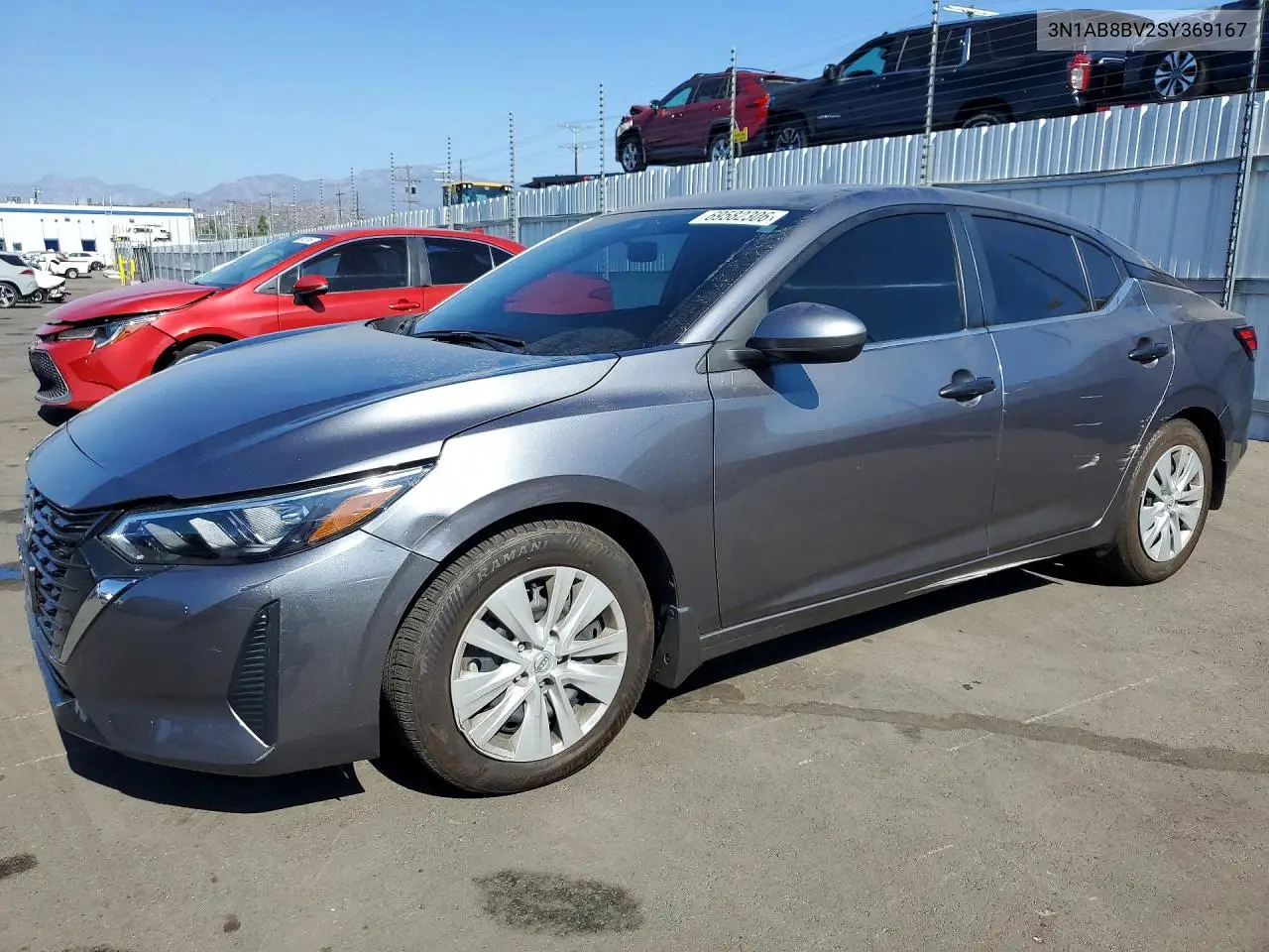 NISSAN SENTRA 2025, VIN 3N1AB8BV2SY369167