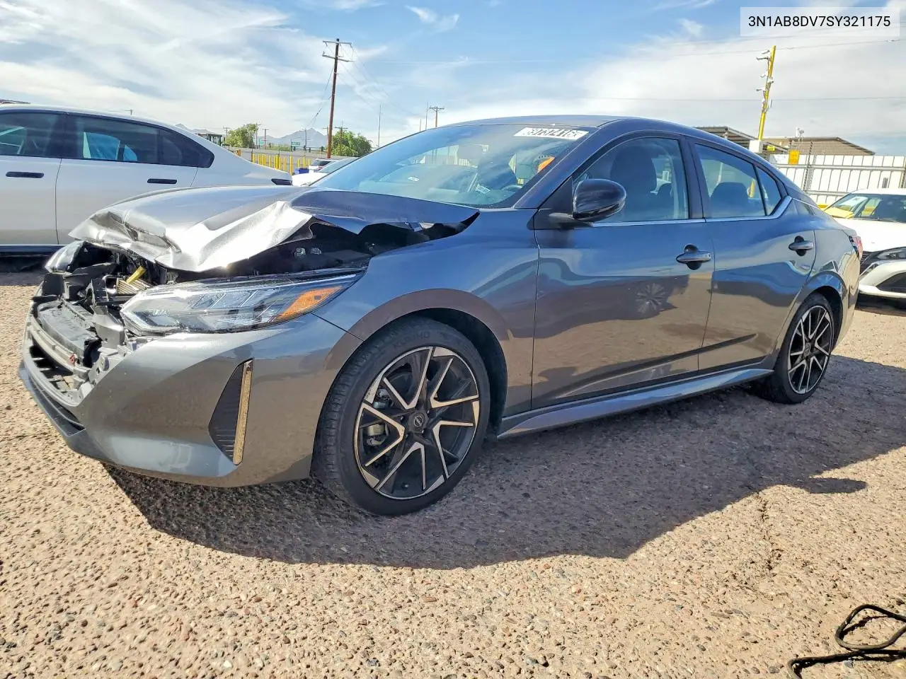 NISSAN SENTRA 2025, VIN 3N1AB8DV7SY321175