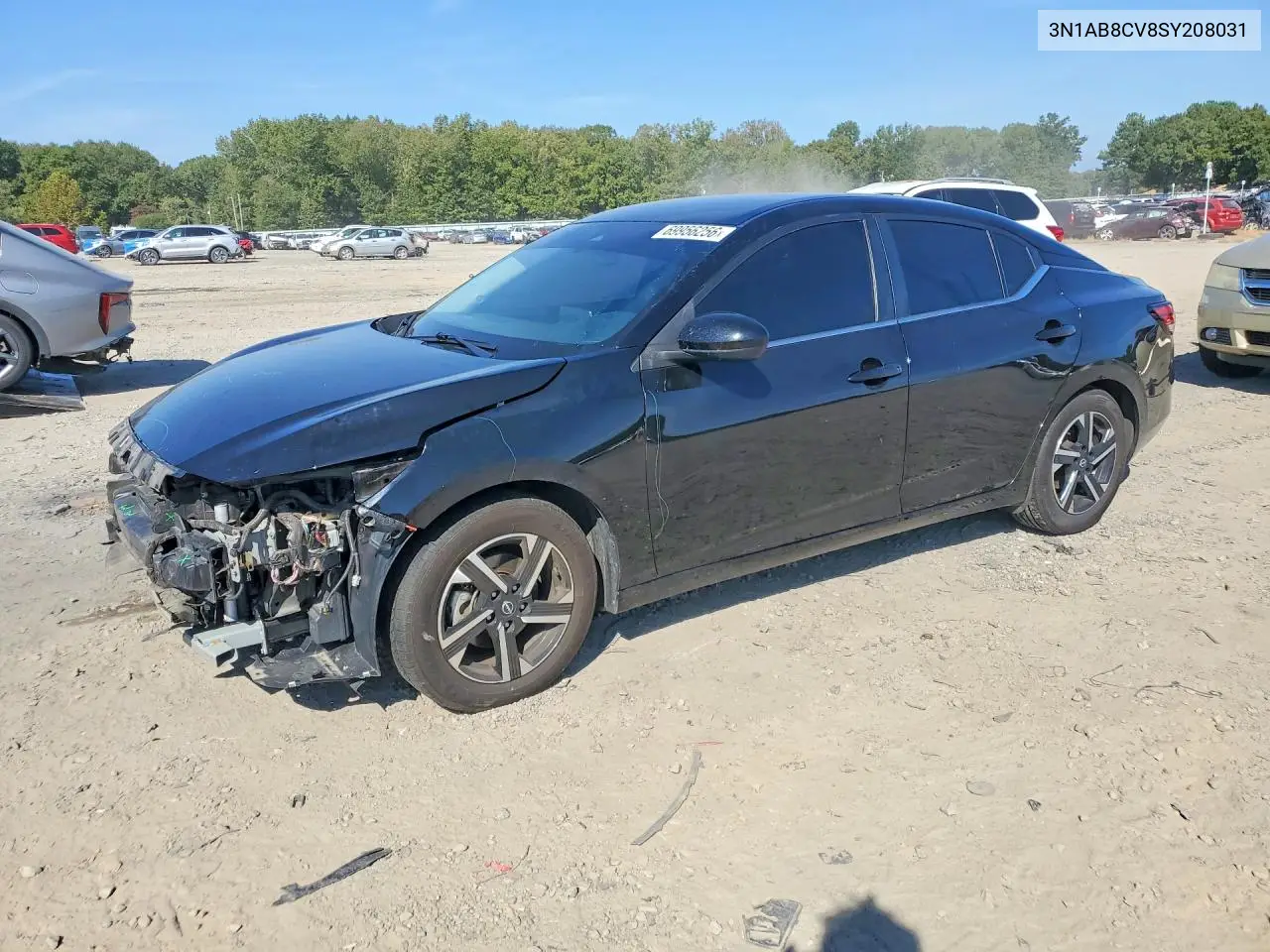 NISSAN SENTRA 2025, VIN 3N1AB8CV8SY208031