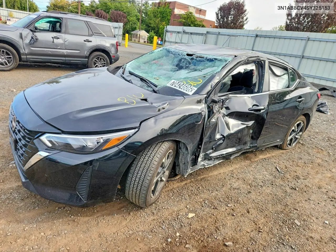 NISSAN SENTRA 2025, VIN 3N1AB8CV4SY325153