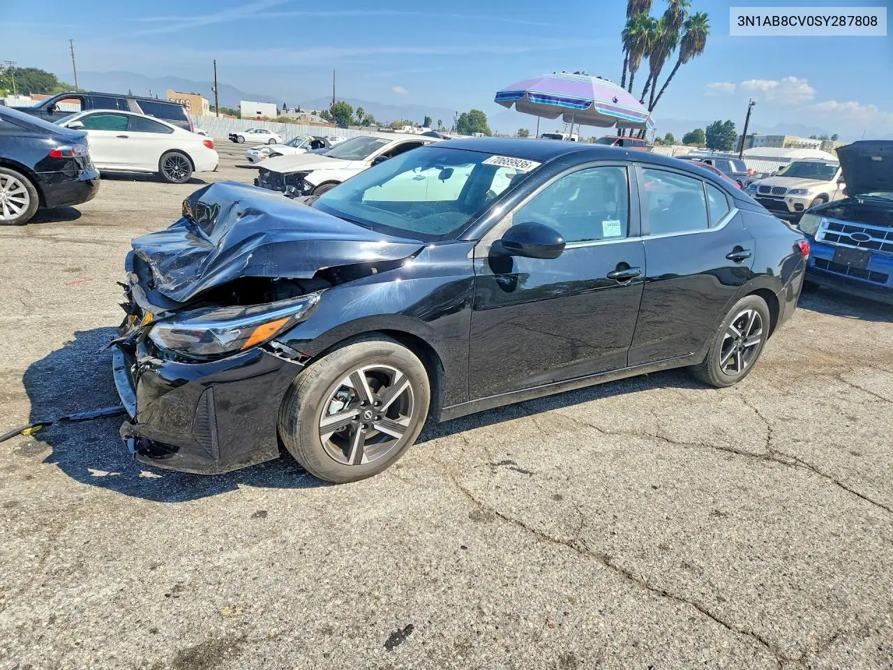 NISSAN SENTRA 2025, VIN 3N1AB8CV0SY287808