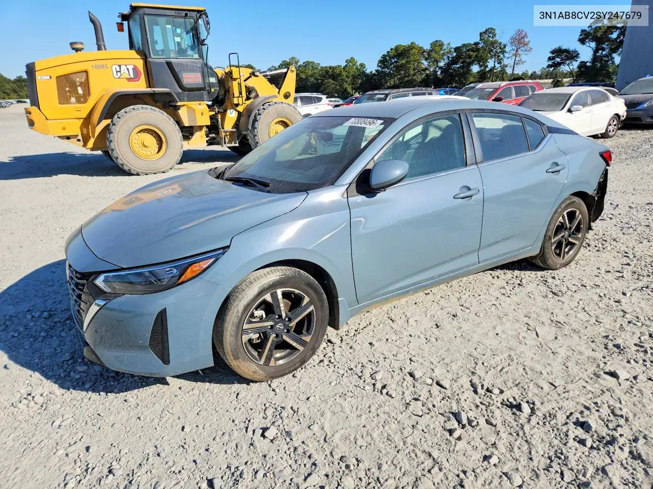 NISSAN SENTRA 2025, VIN 3N1AB8CV2SY247679