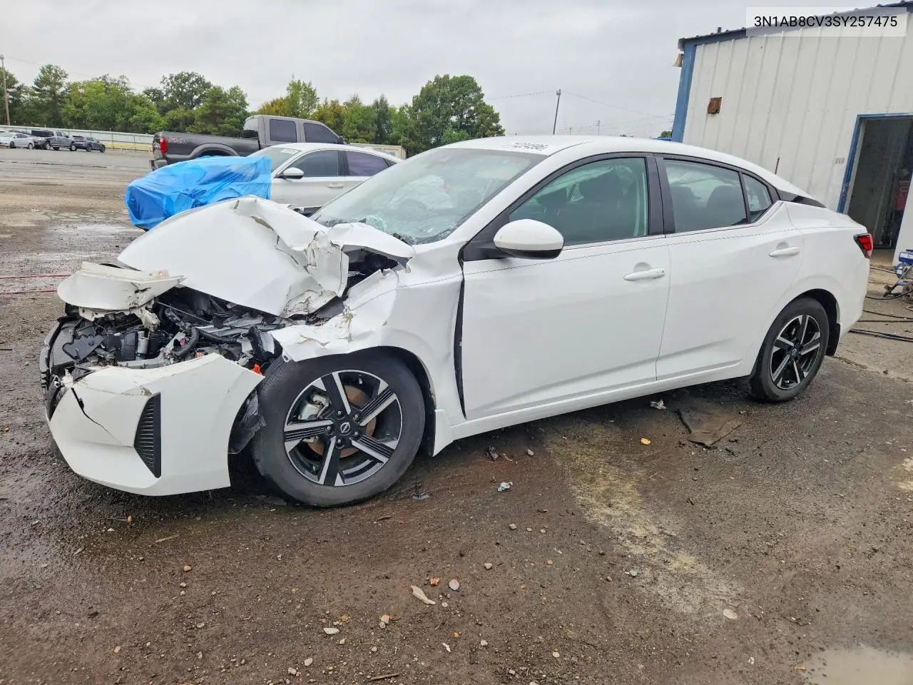 NISSAN SENTRA 2025, VIN 3N1AB8CV3SY257475