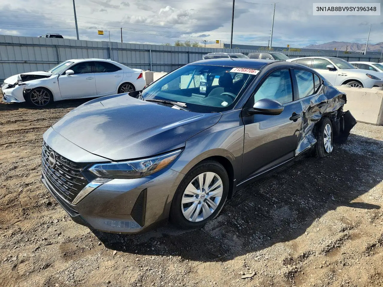 NISSAN SENTRA 2025, VIN 3N1AB8BV9SY396348