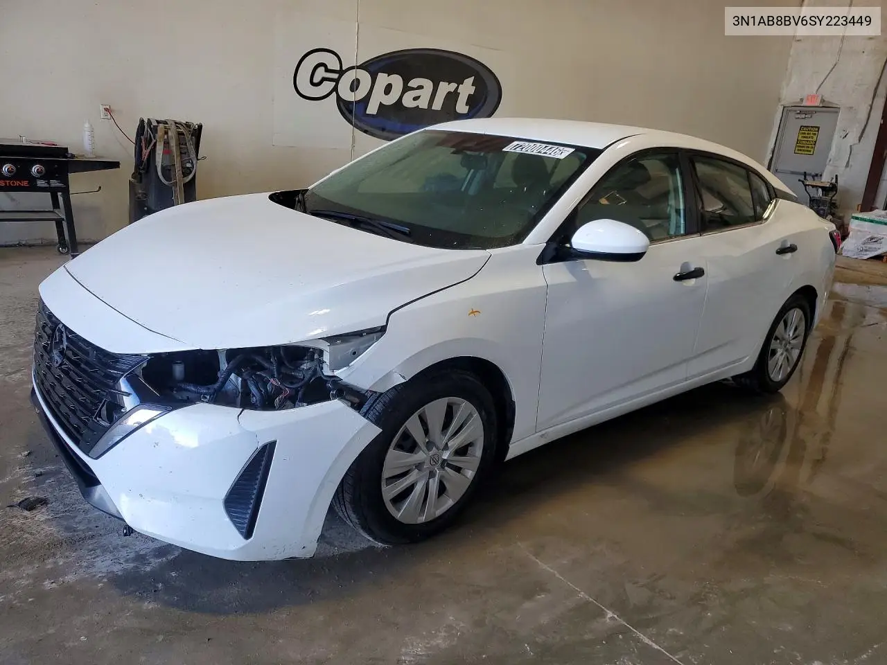 NISSAN SENTRA 2025, VIN 3N1AB8BV6SY223449