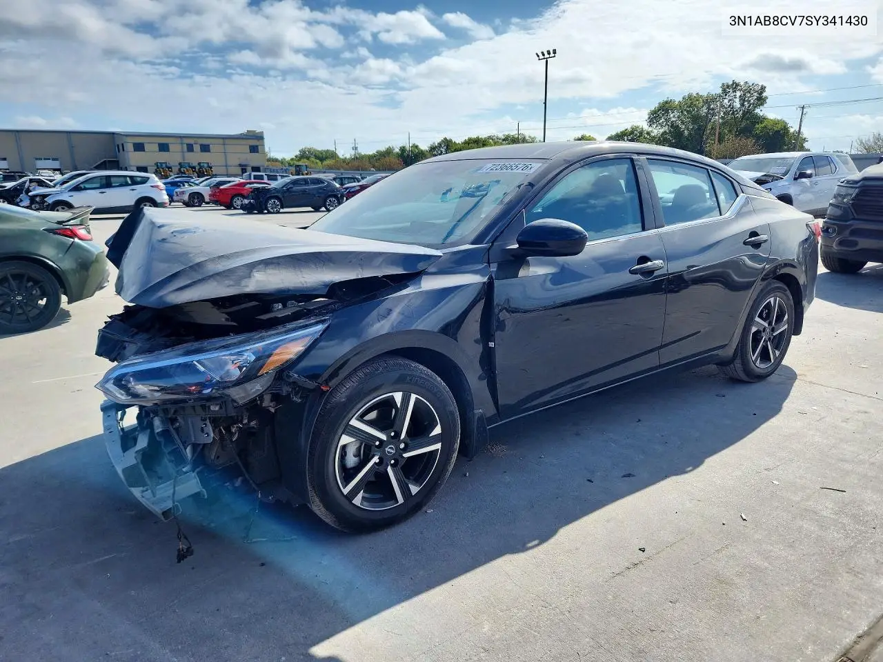 NISSAN SENTRA 2025, VIN 3N1AB8CV7SY341430