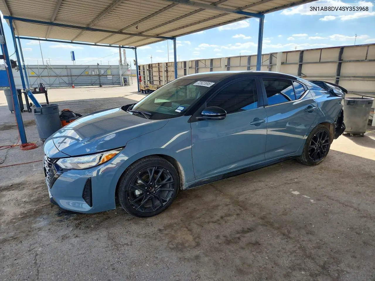 NISSAN SENTRA 2025, VIN 3N1AB8DV4SY353968
