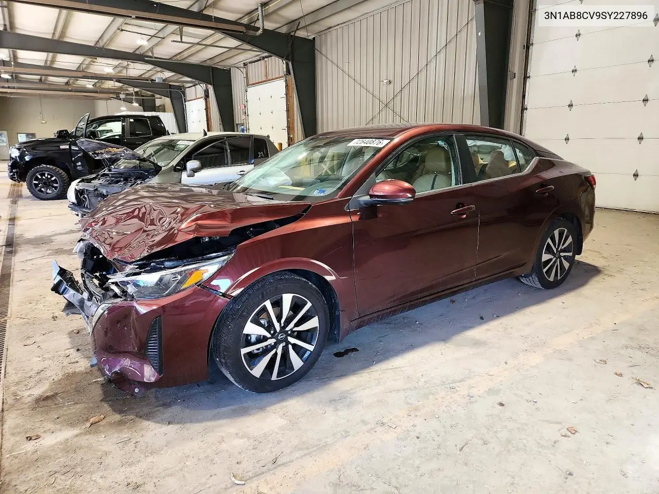 NISSAN SENTRA 2025, VIN 3N1AB8CV9SY227896