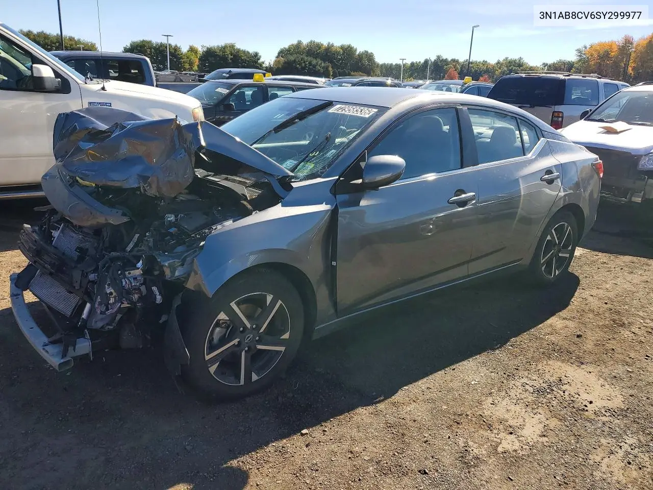 NISSAN SENTRA 2025, VIN 3N1AB8CV6SY299977