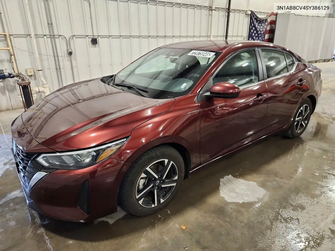 NISSAN SENTRA 2025, VIN 3N1AB8CV4SY386129