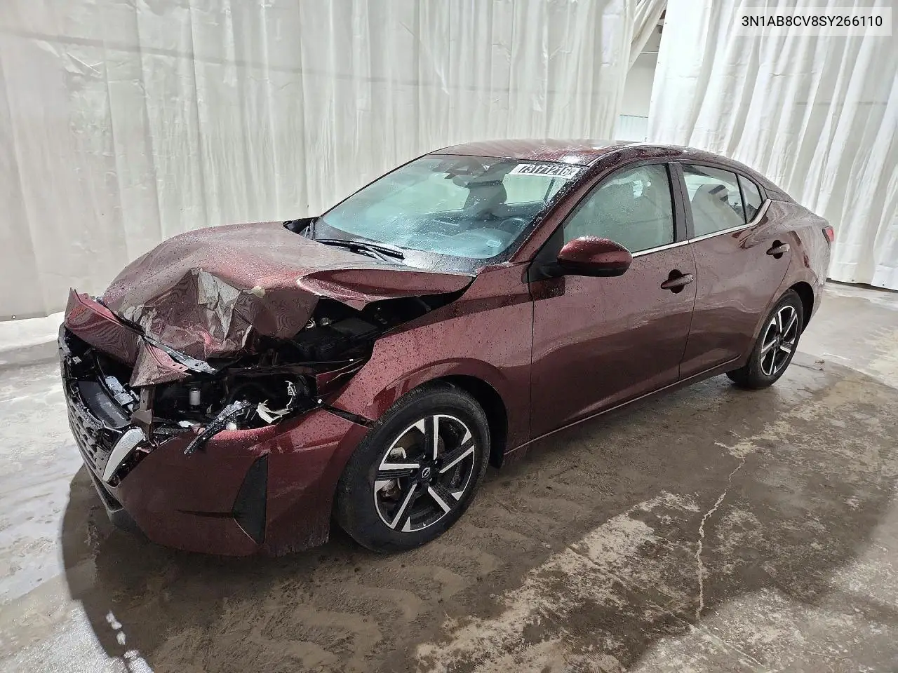 NISSAN SENTRA 2025, VIN 3N1AB8CV8SY266110