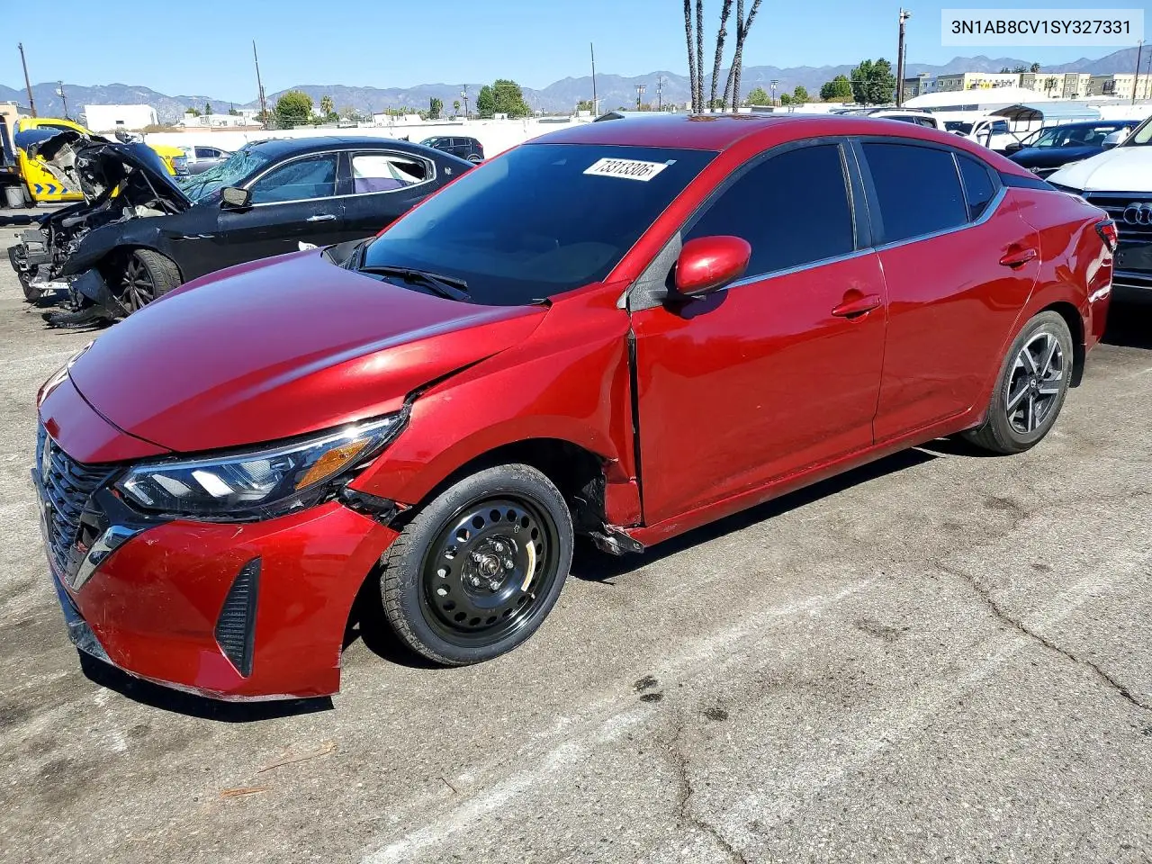 NISSAN SENTRA 2025, VIN 3N1AB8CV1SY327331
