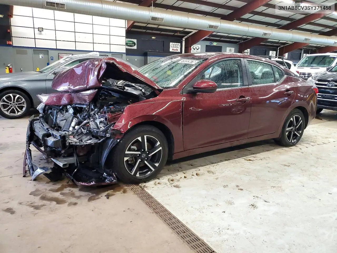 NISSAN SENTRA 2025, VIN 3N1AB8CV3SY371458
