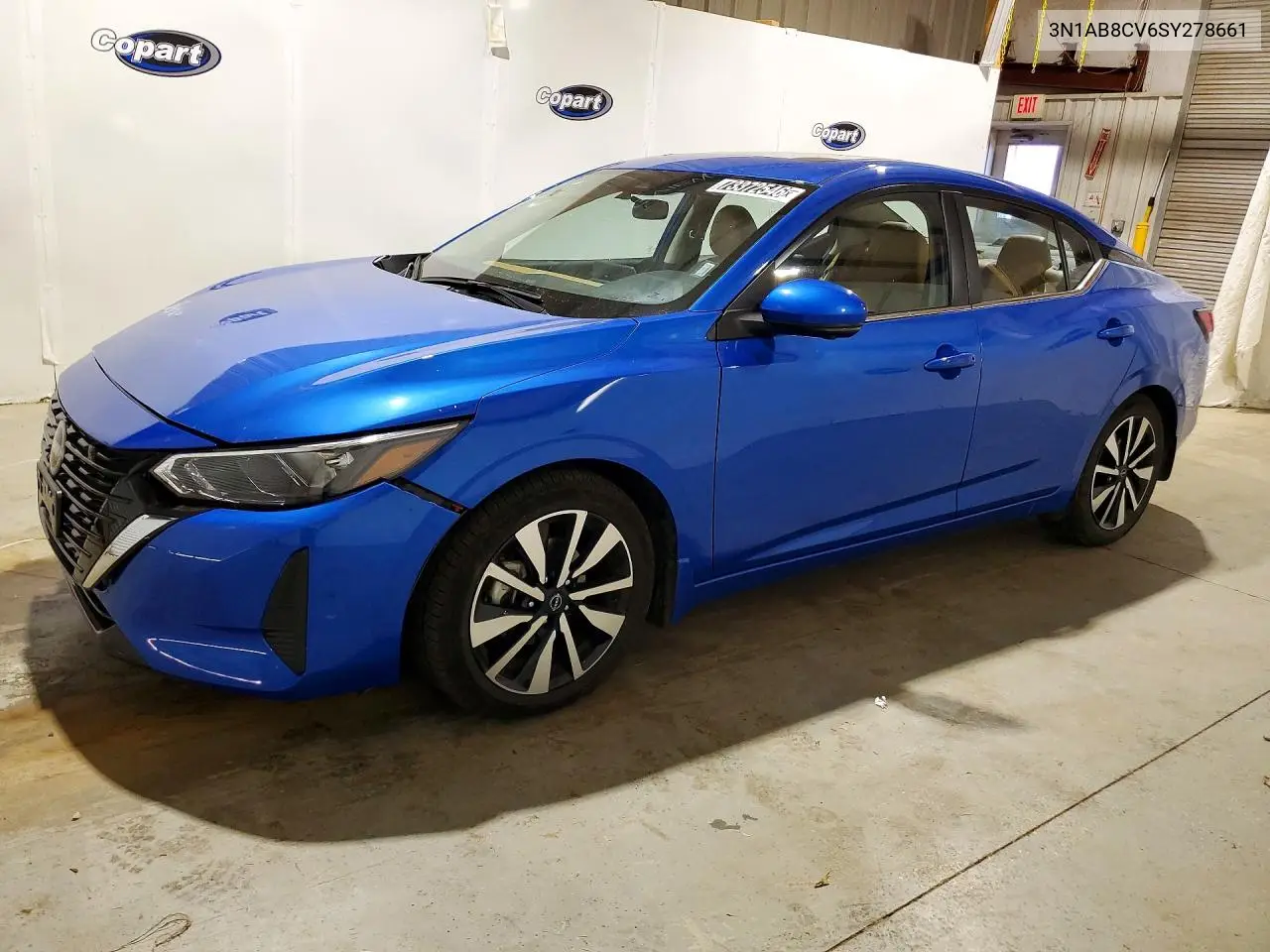 NISSAN SENTRA 2025, VIN 3N1AB8CV6SY278661
