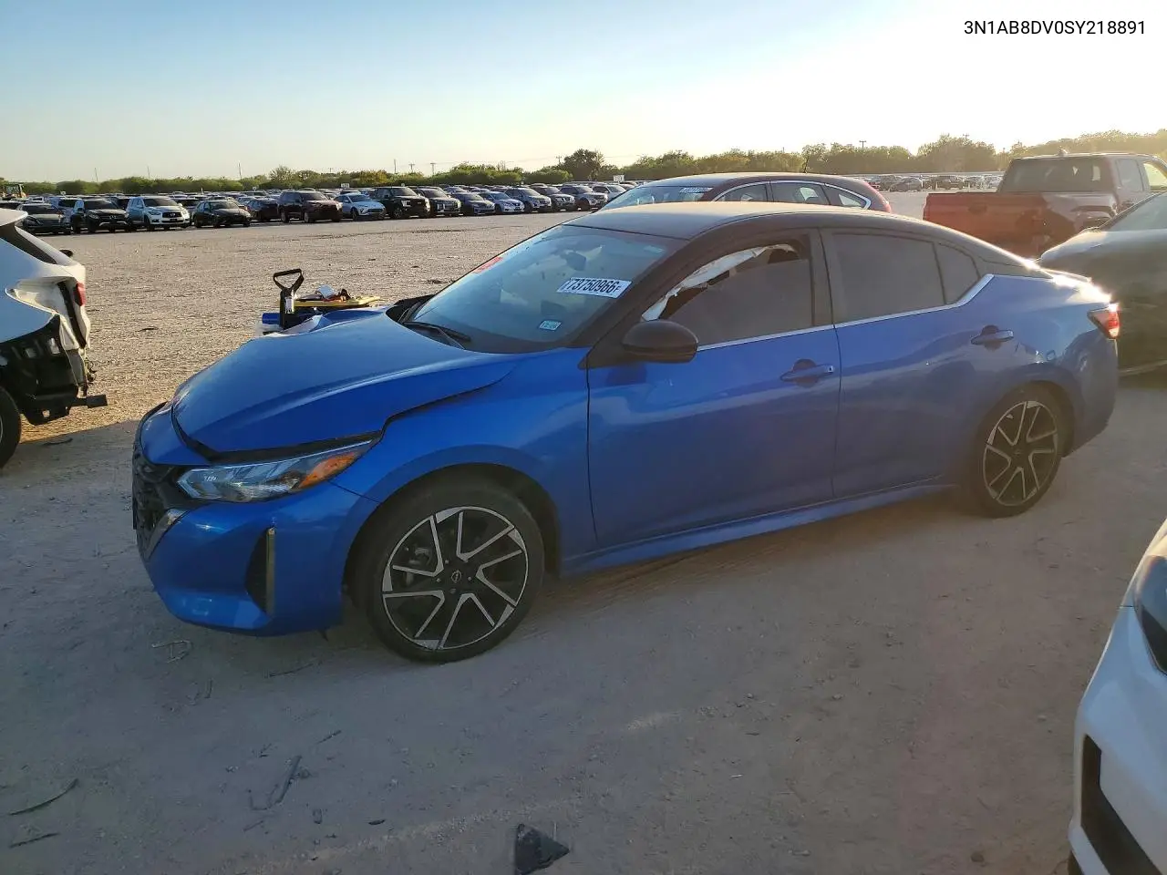 NISSAN SENTRA 2025, VIN 3N1AB8DV0SY218891